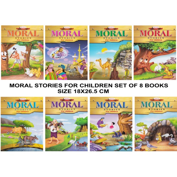 Moral Stories For Children - Set Of 8 Titles